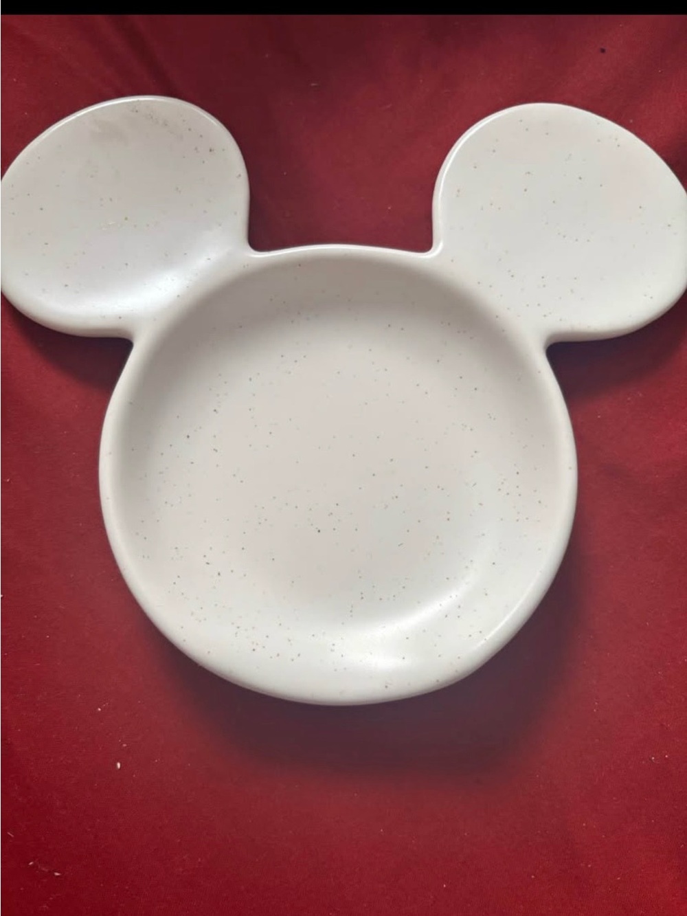 Disney Mickey Mouse white spoon rest